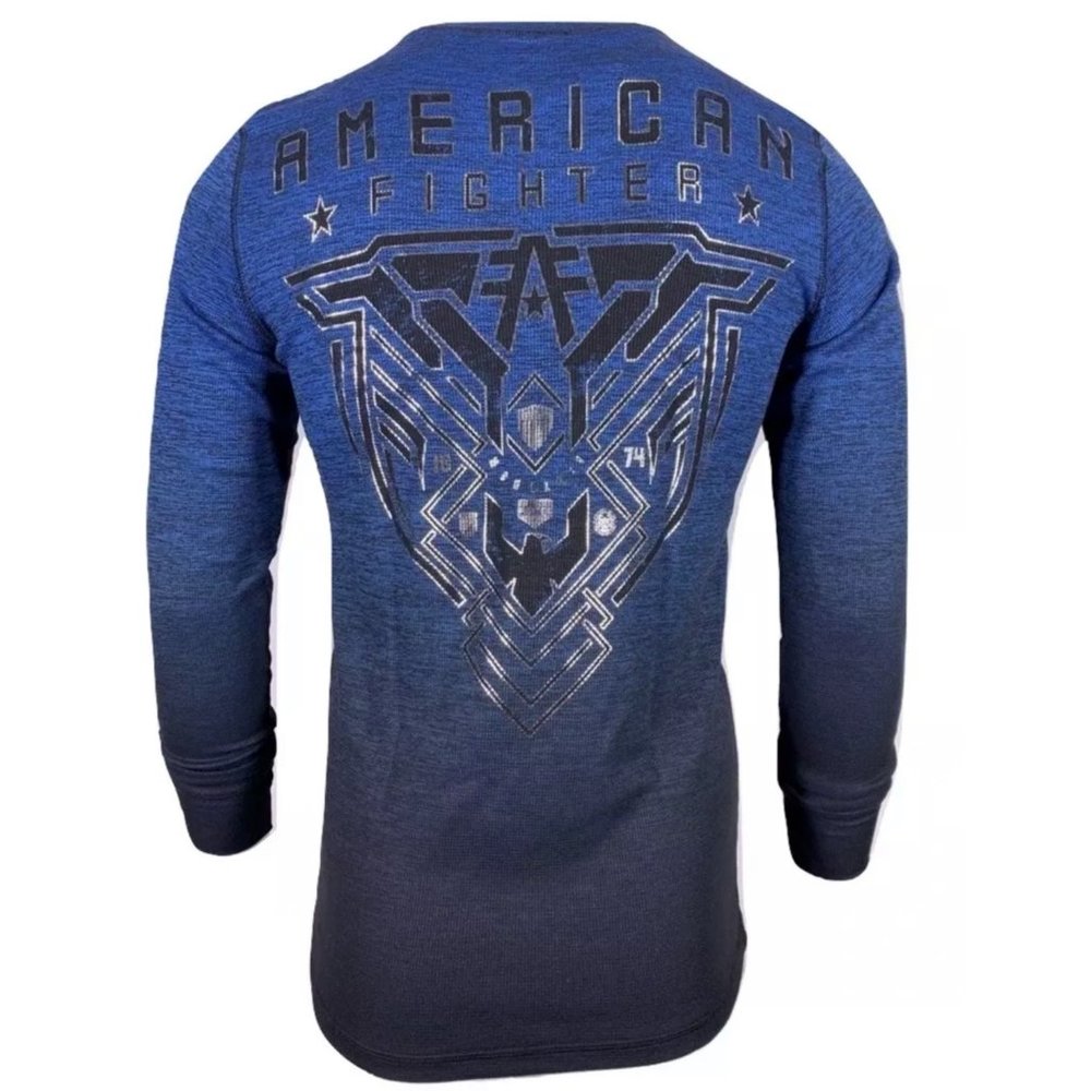 AMERICAN FIGHTER Men's T-Shirt L/S HUNTSVILLE - Picture 2 of 8